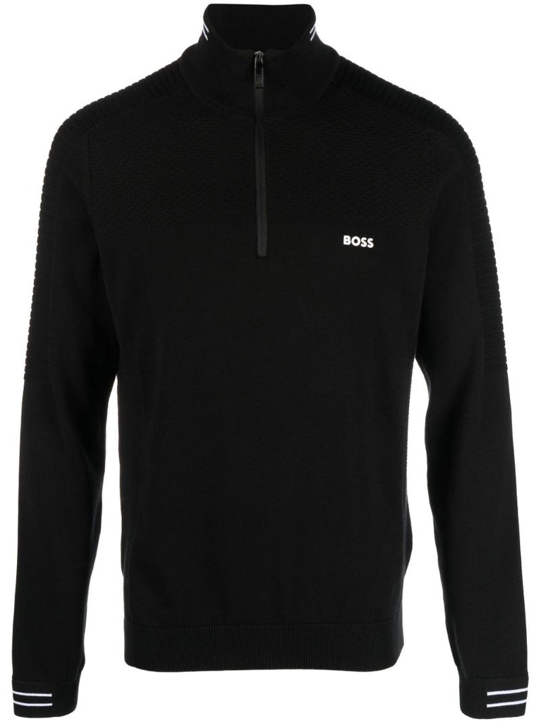 Black Half-zip Sweatshirt