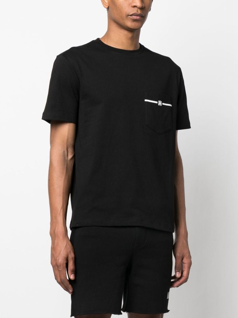 Black Ma Pocket Cotton T-shirt