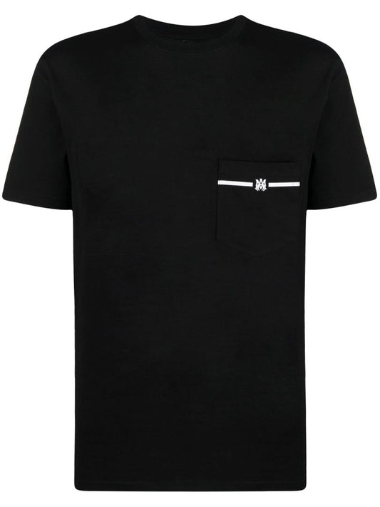 Black Ma Pocket Cotton T-shirt
