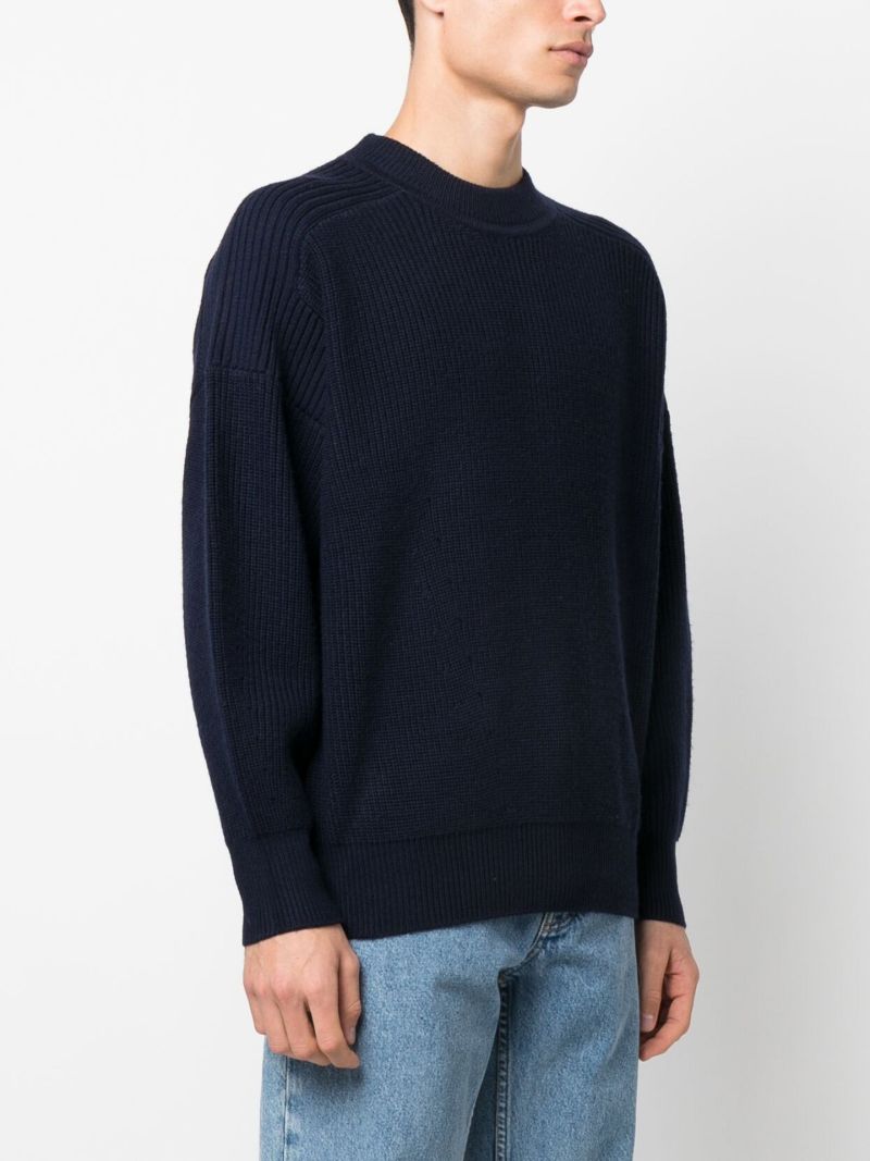 Blue Merino Wool Sweater