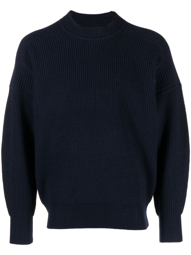 Blue Merino Wool Sweater
