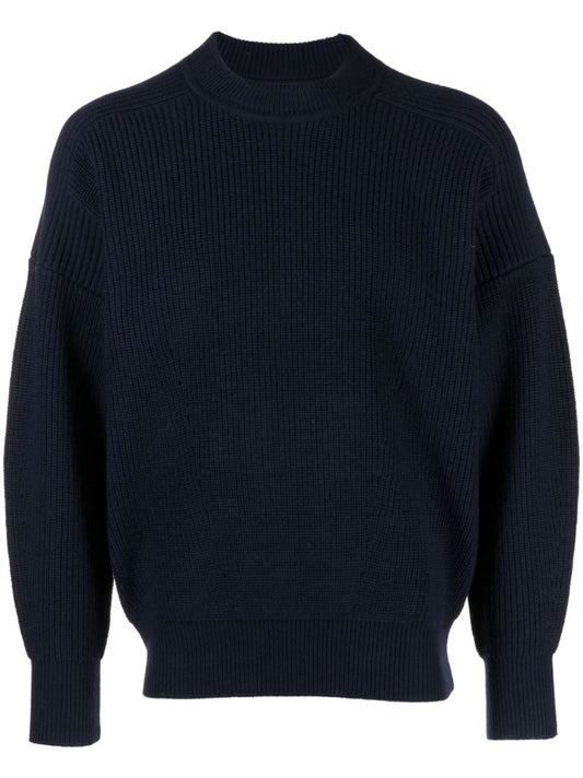 Blue Merino Wool Sweater