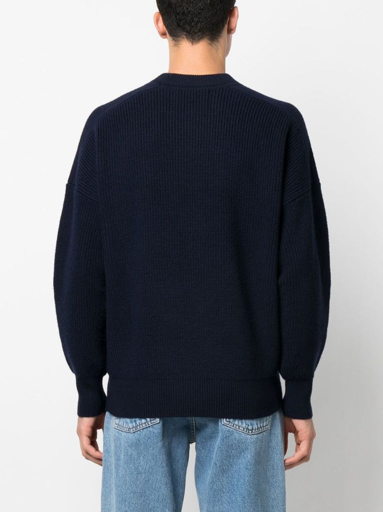 Blue Merino Wool Sweater