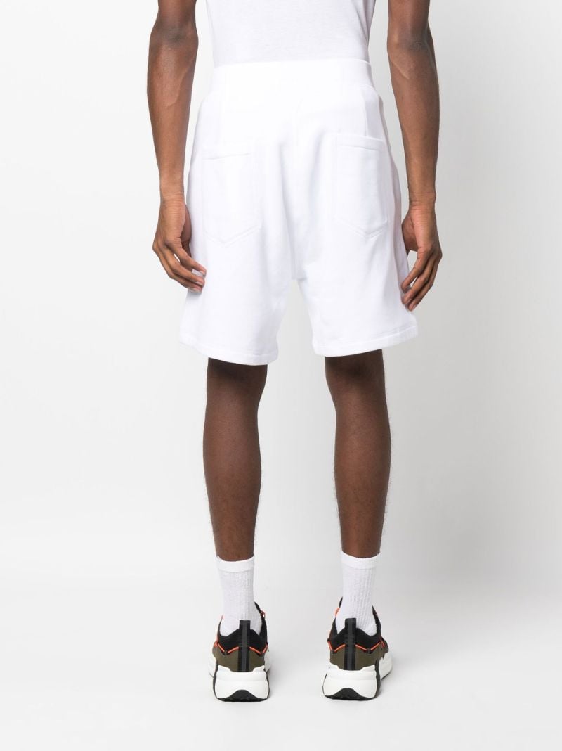 White Icon Track Shorts