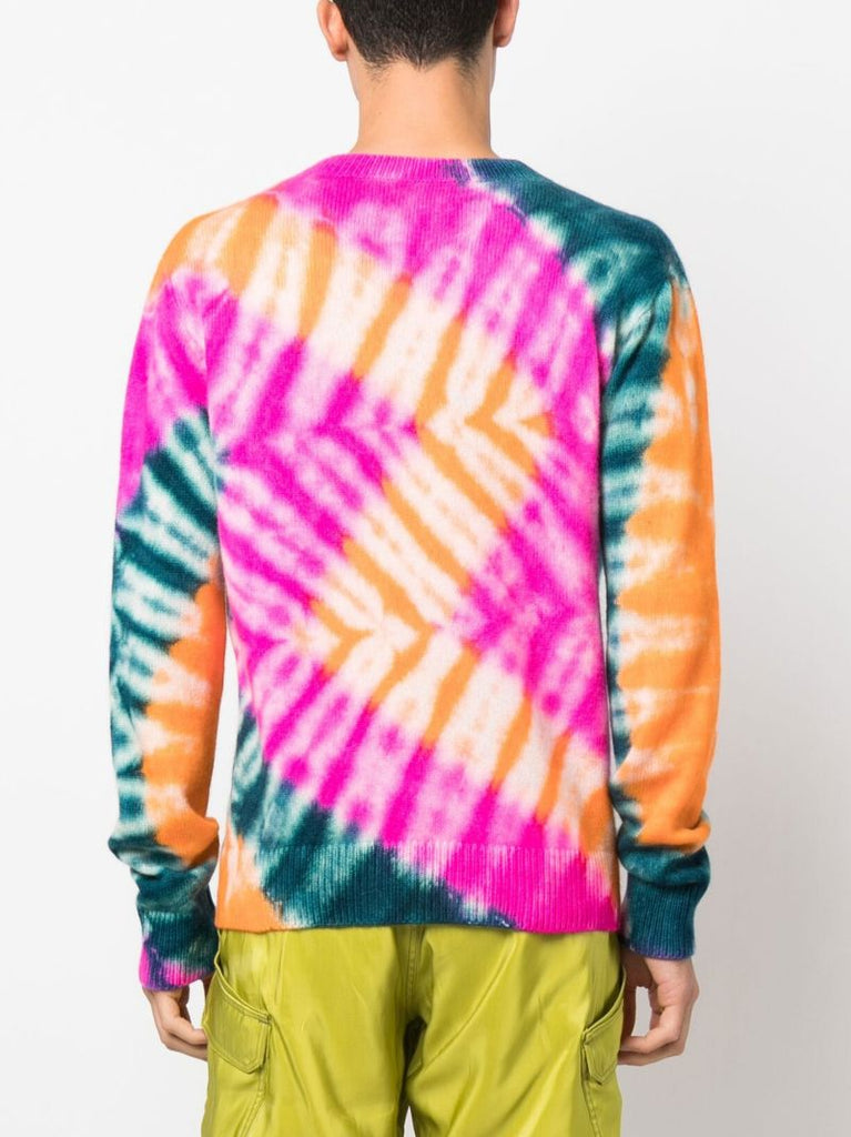 Multicolour Tie-dye Cashmere Sweater