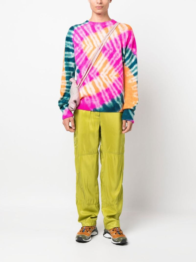 Multicolour Tie-dye Cashmere Sweater