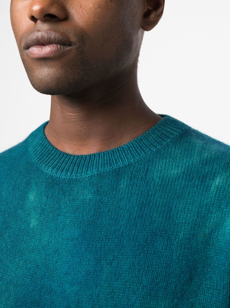 Blue Vision Dyed Cashmere Jumper