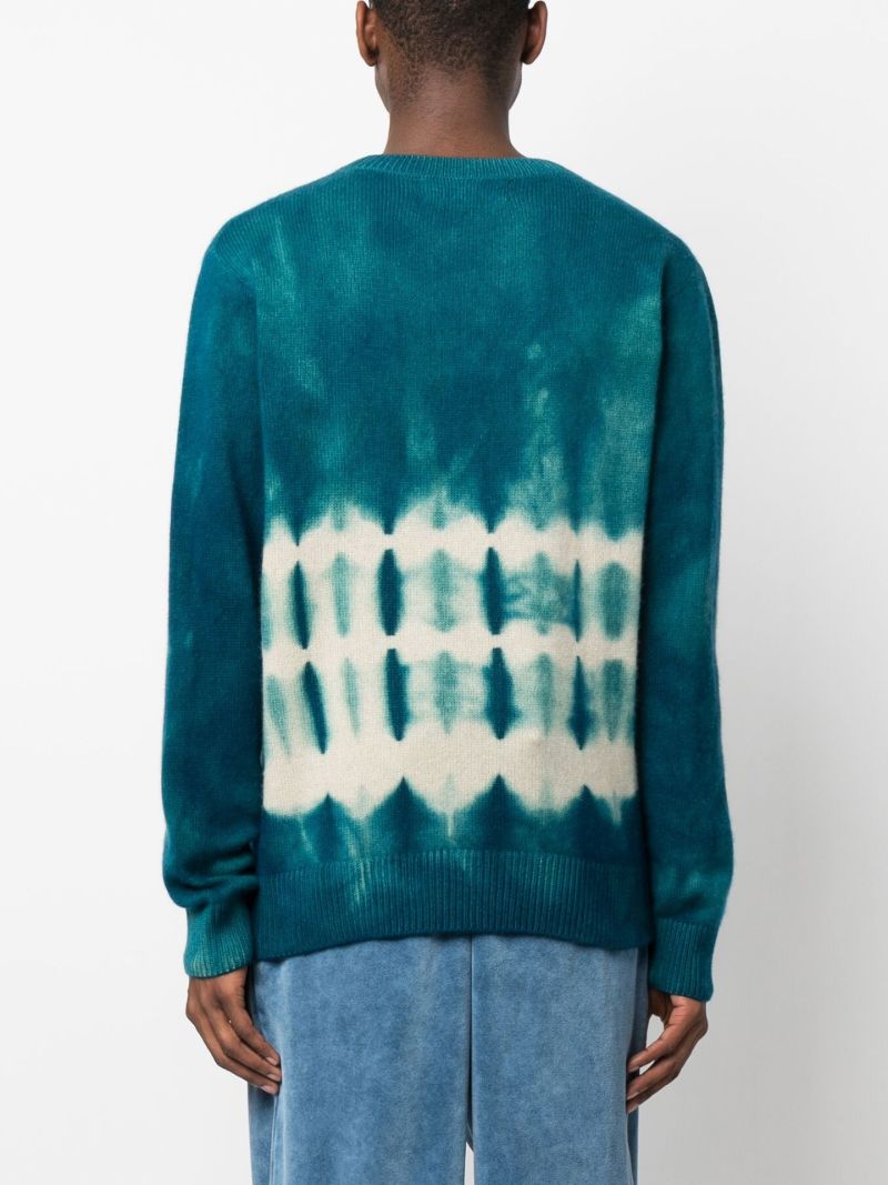 Blue Vision Dyed Cashmere Jumper