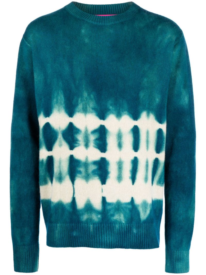 Blue Vision Dyed Cashmere Jumper