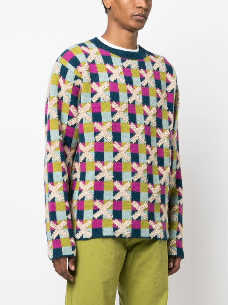 Blue Ex's Racing Cashmere Sweater