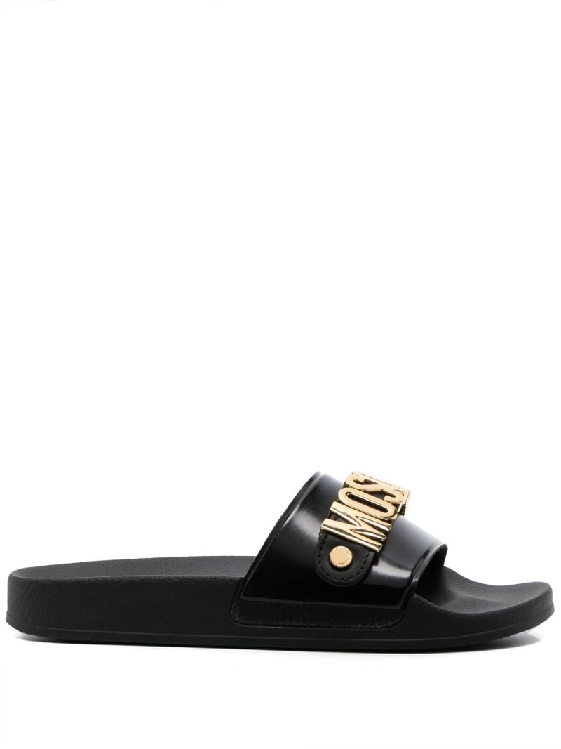 Black Logo Plaque Slides