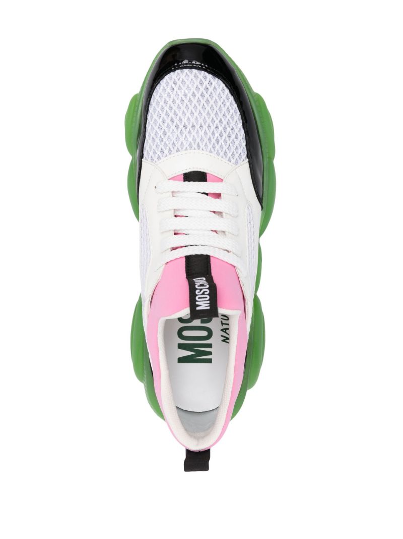 White Teddy Low-top Sneakers
