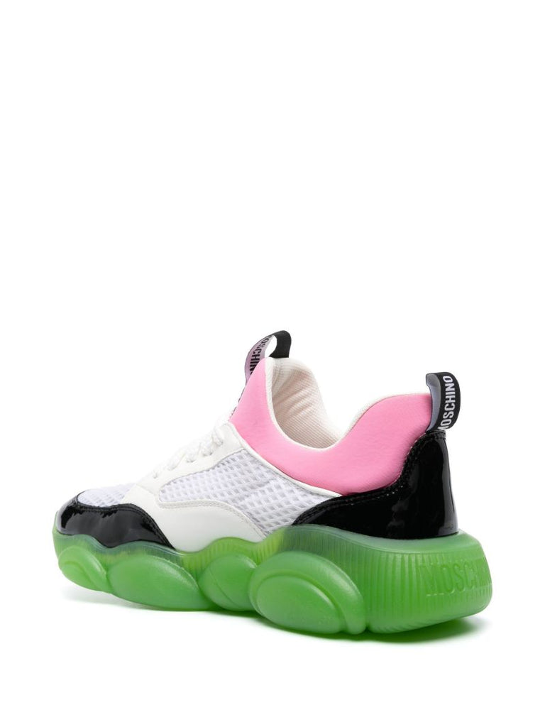 White Teddy Low-top Sneakers