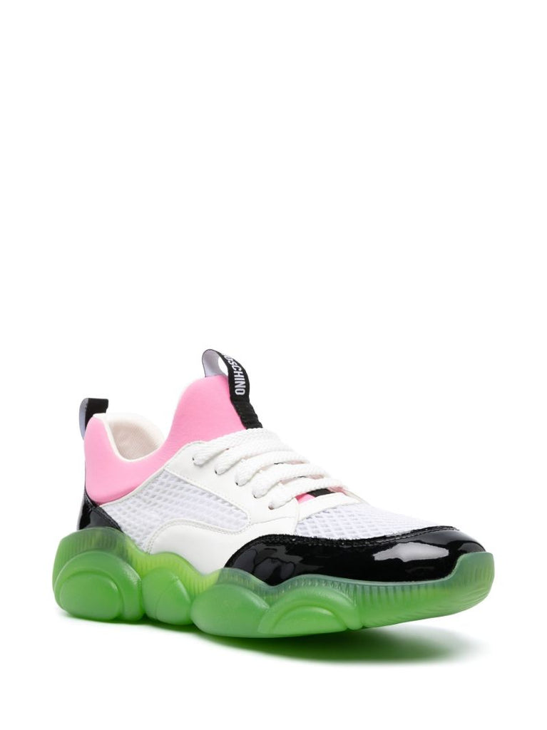 White Teddy Low-top Sneakers