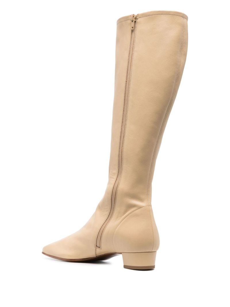 Neutral Edie Leather Knee-high Boots
