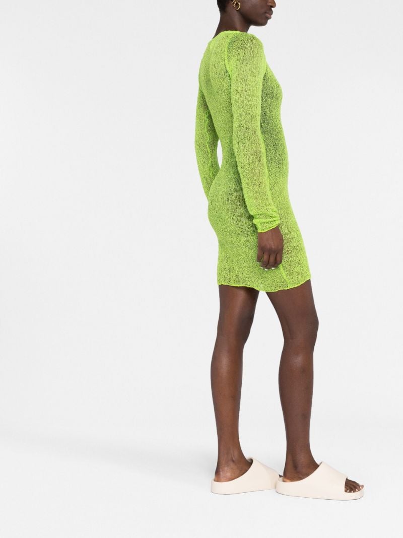 Green Andi Knitted Mini Dress