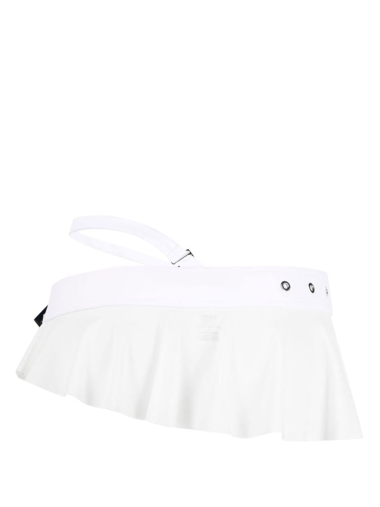 White Sheer Bikini Mini Skirt