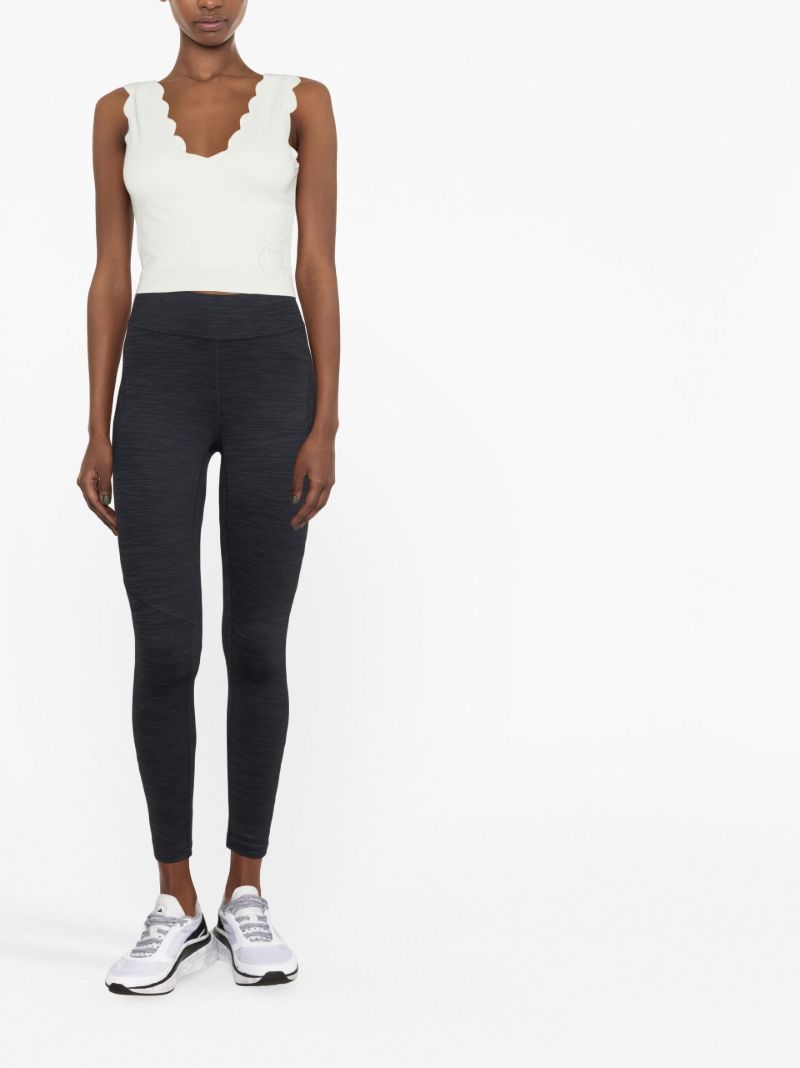 White Venus Scalloped Tank Top