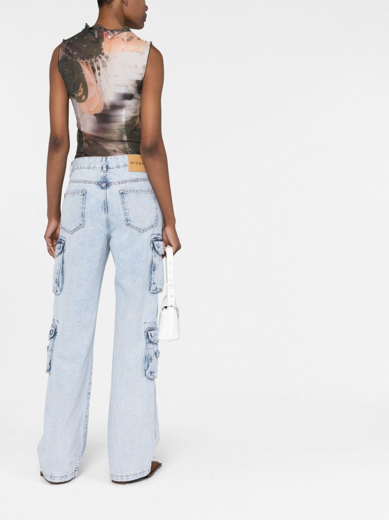 Blue Skater Cargo Jeans