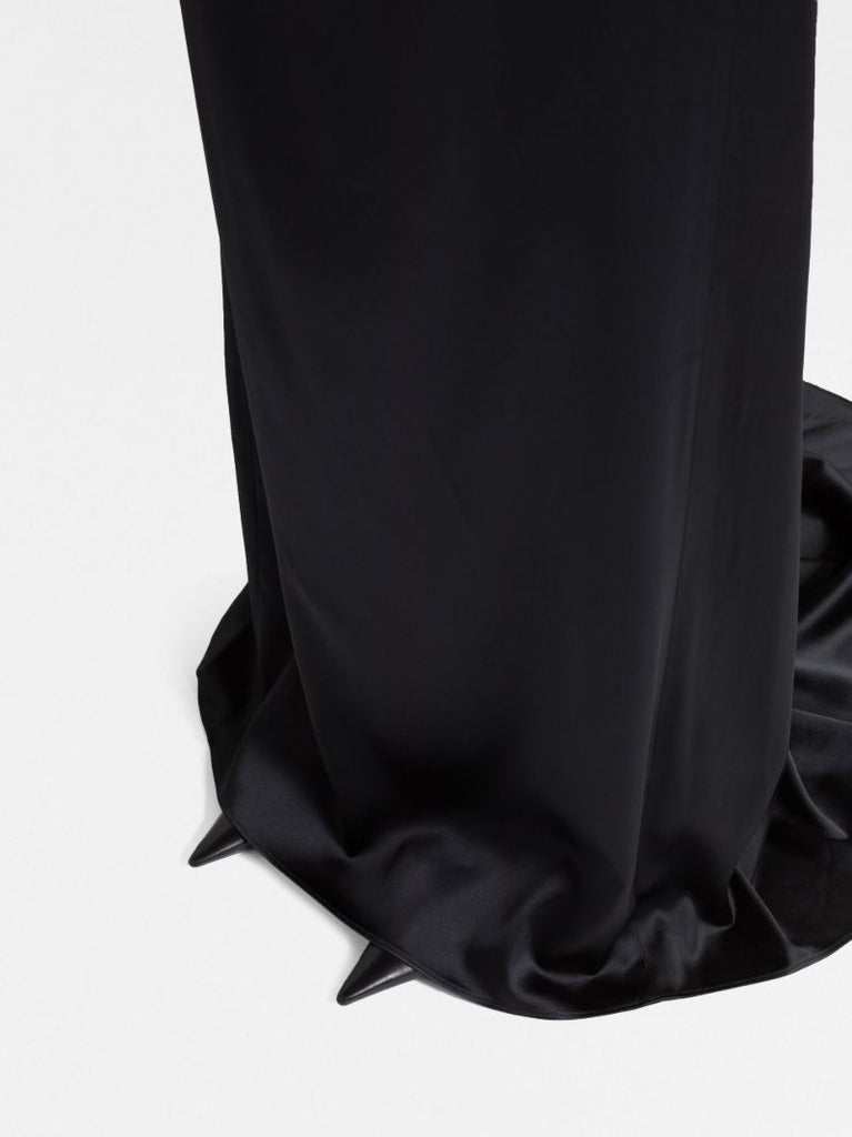Black High Waist Maxi Skirt