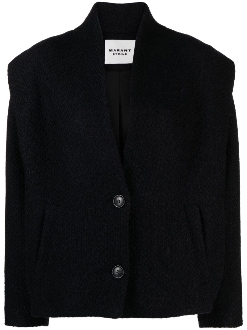 Black Drogo Virgin Wool Jacket
