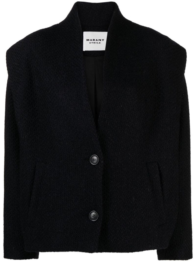 Black Drogo Virgin Wool Jacket