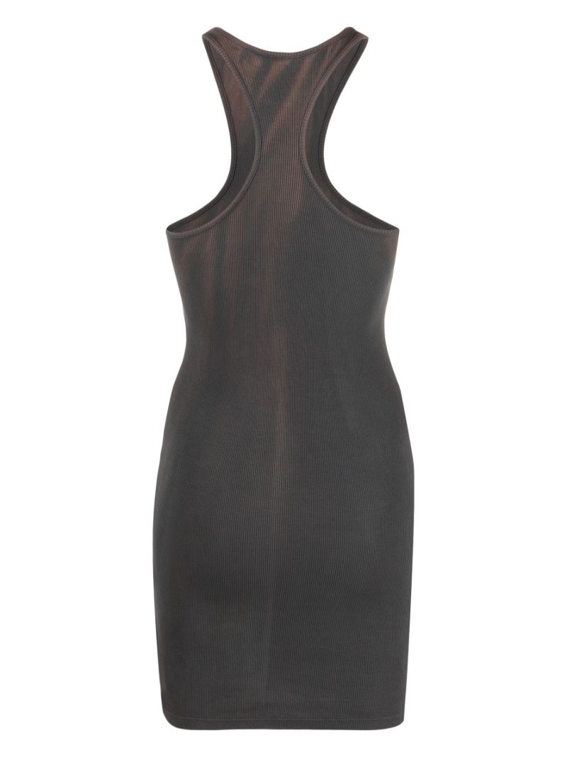 Grey Laundry Rib Rowing Tie-dye Mini Dress