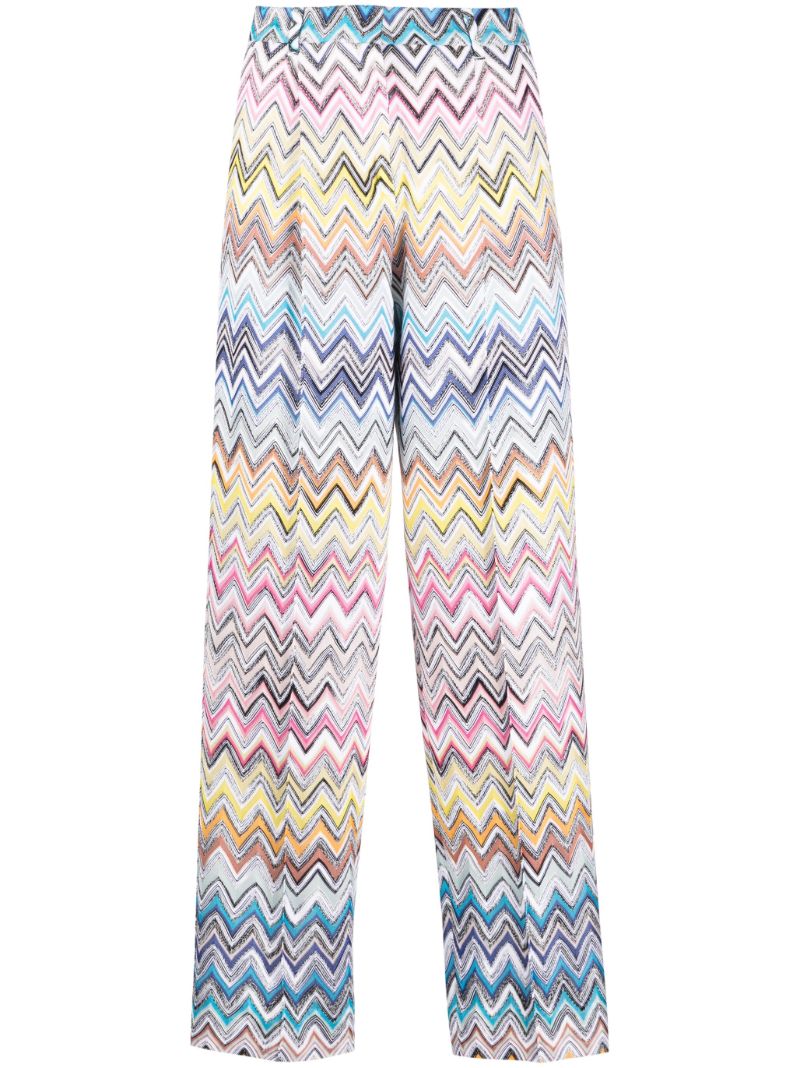 Multicolour Zig-zag Trousers
