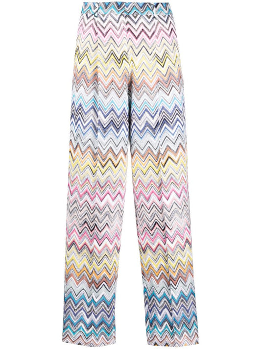 Multicolour Zig-zag Trousers