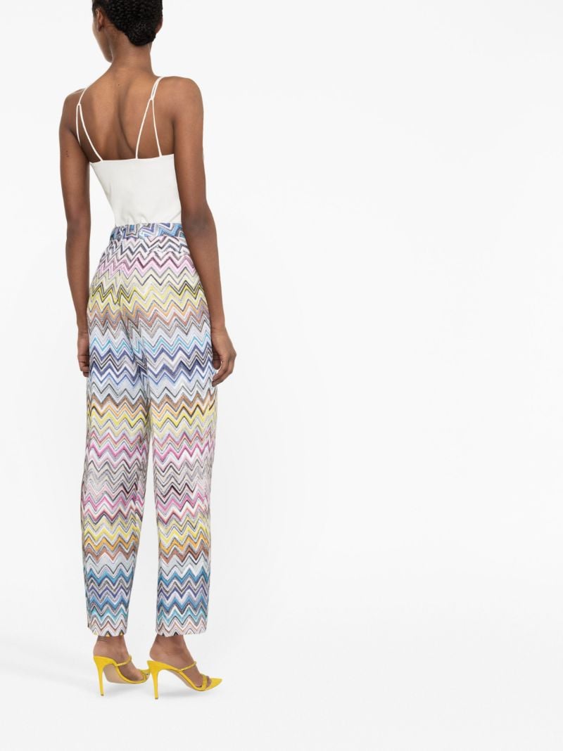 Multicolour Zig-zag Trousers