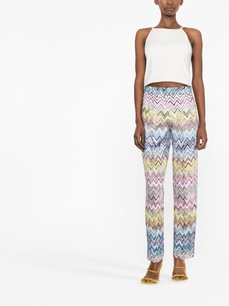 Multicolour Zig-zag Trousers