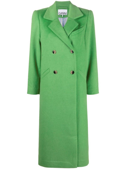 Green Kelly Double-breasted Coat