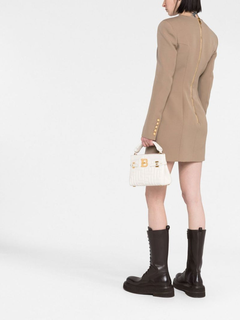 Brown Blazer Mini Dress