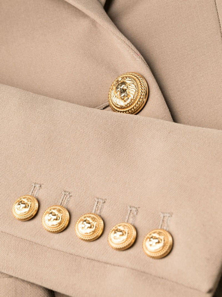Brown Blazer Mini Dress