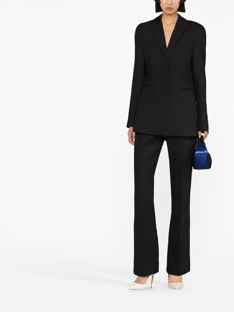 Black Kenja Single-breasted Blazer