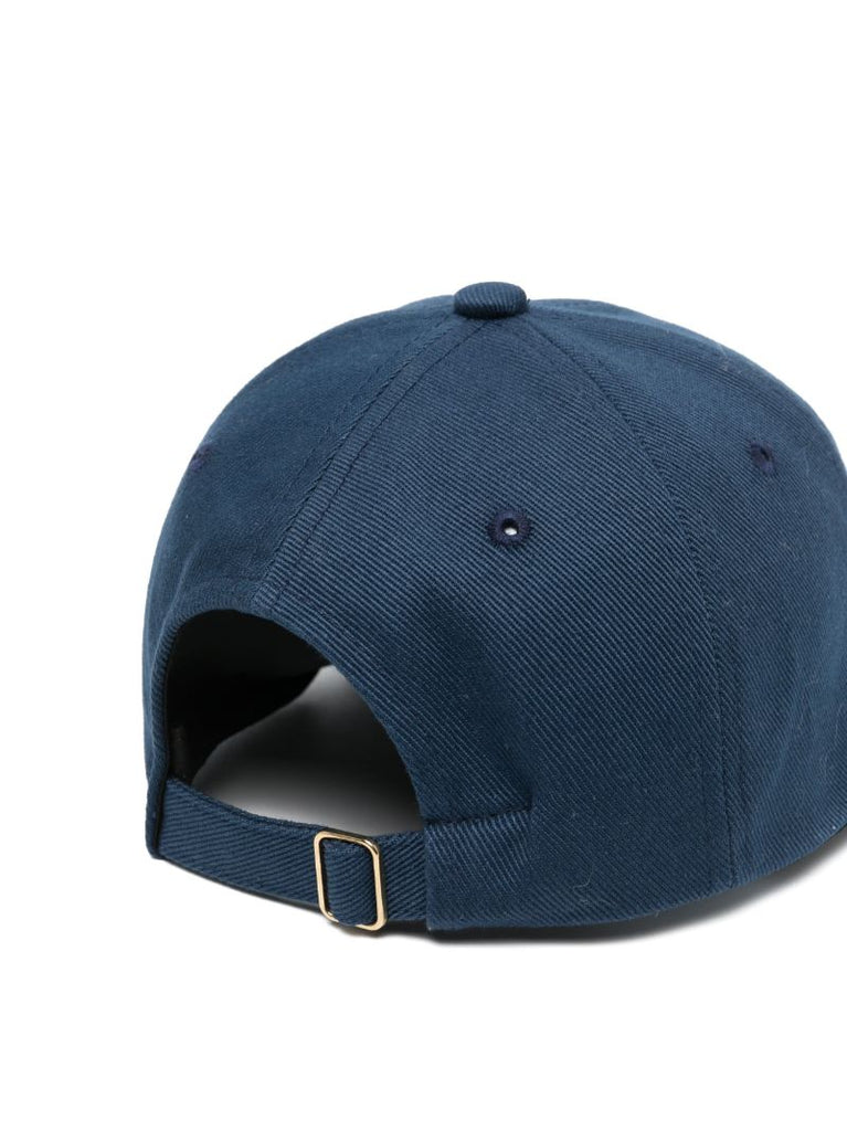 Navy Twill Clouds Logo Embroidered Baseball Cap