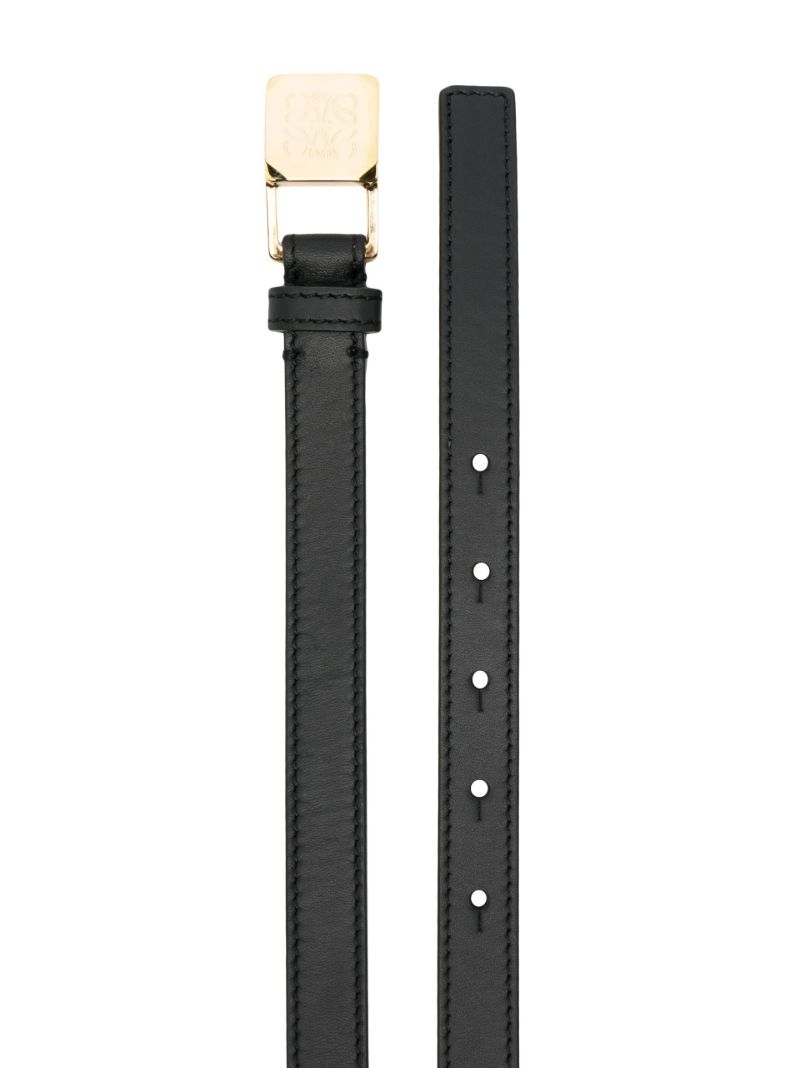 Black Amazona Leather Belt