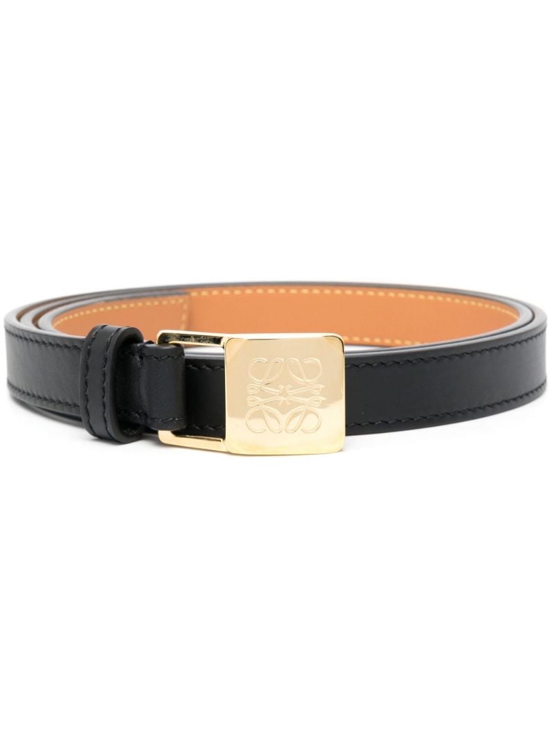 Black Amazona Leather Belt
