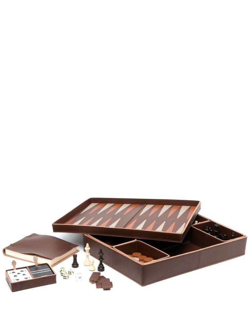 Brown Saddle-leather Sanremo Game Compendium