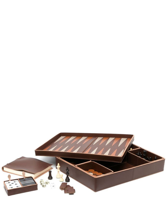 Brown Saddle-leather Sanremo Game Compendium