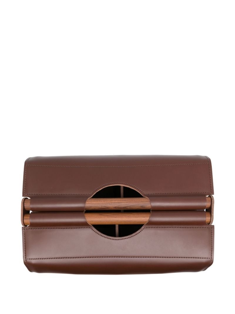 Brown Jota Leather Storage Basket