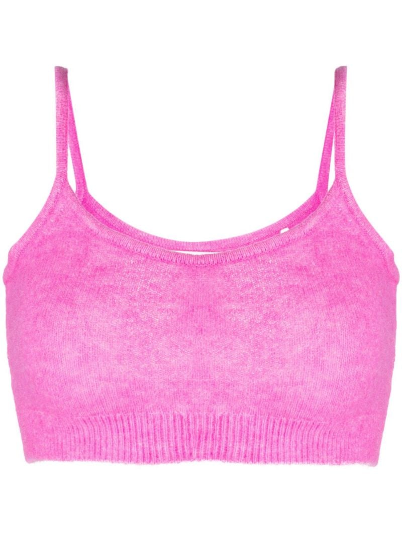 Pink Knitted Tank Top