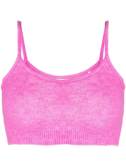 Pink Knitted Tank Top