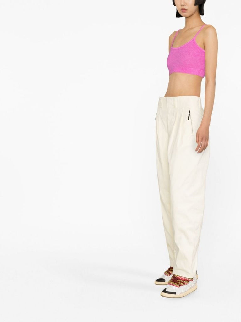 Pink Knitted Tank Top