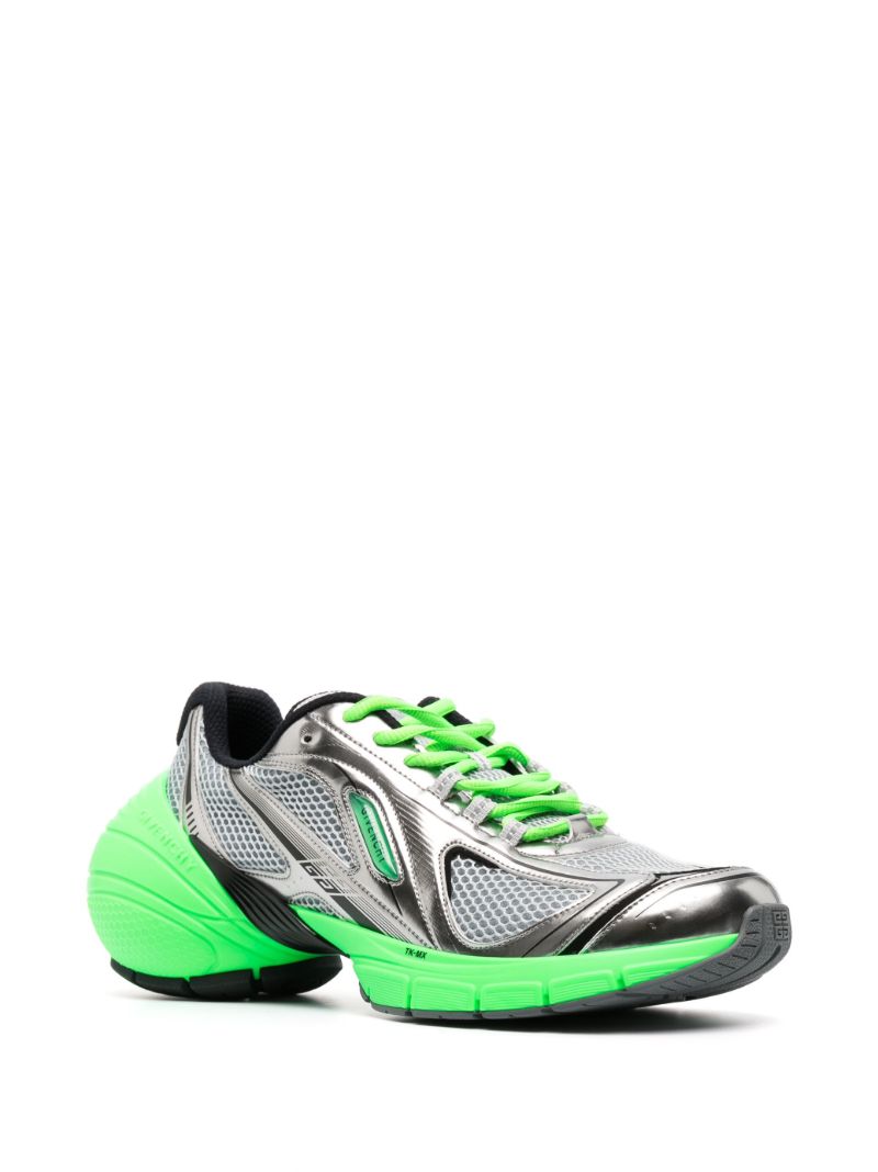 Green Tk-mx Mesh Runner Sneakers