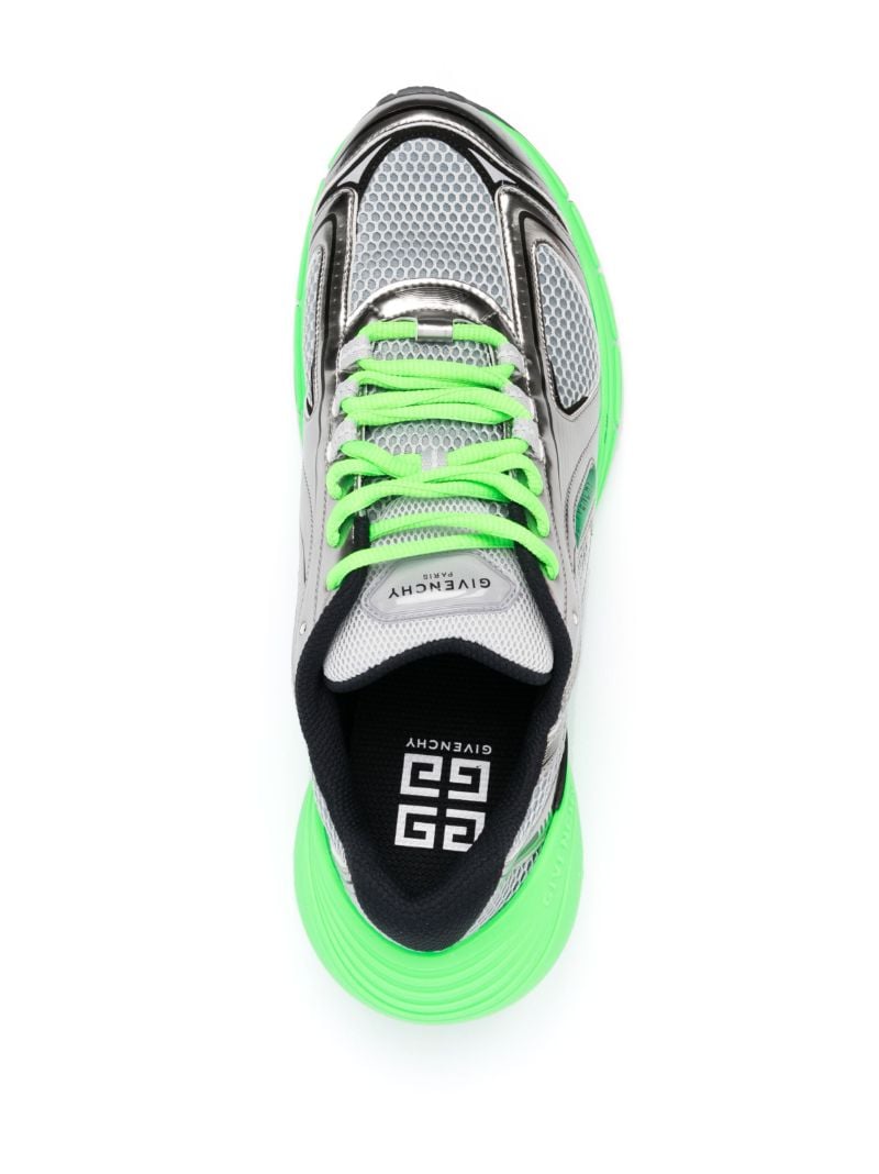 Green Tk-mx Mesh Runner Sneakers