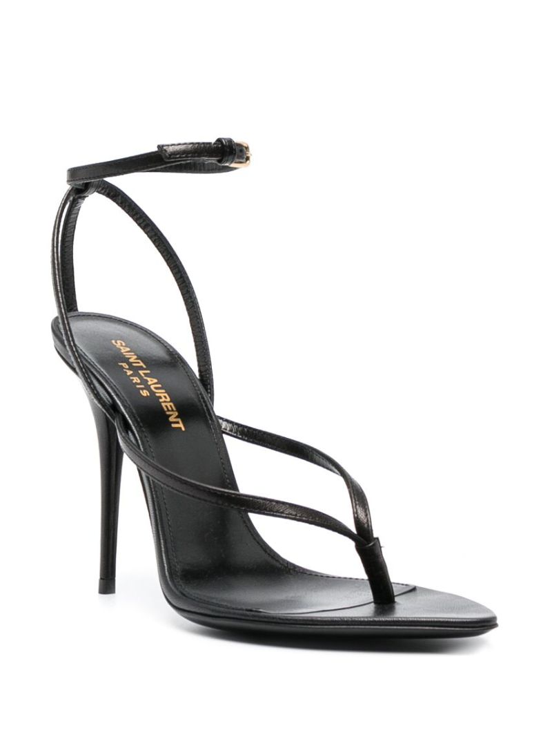 Black Gippy 105 Sandals