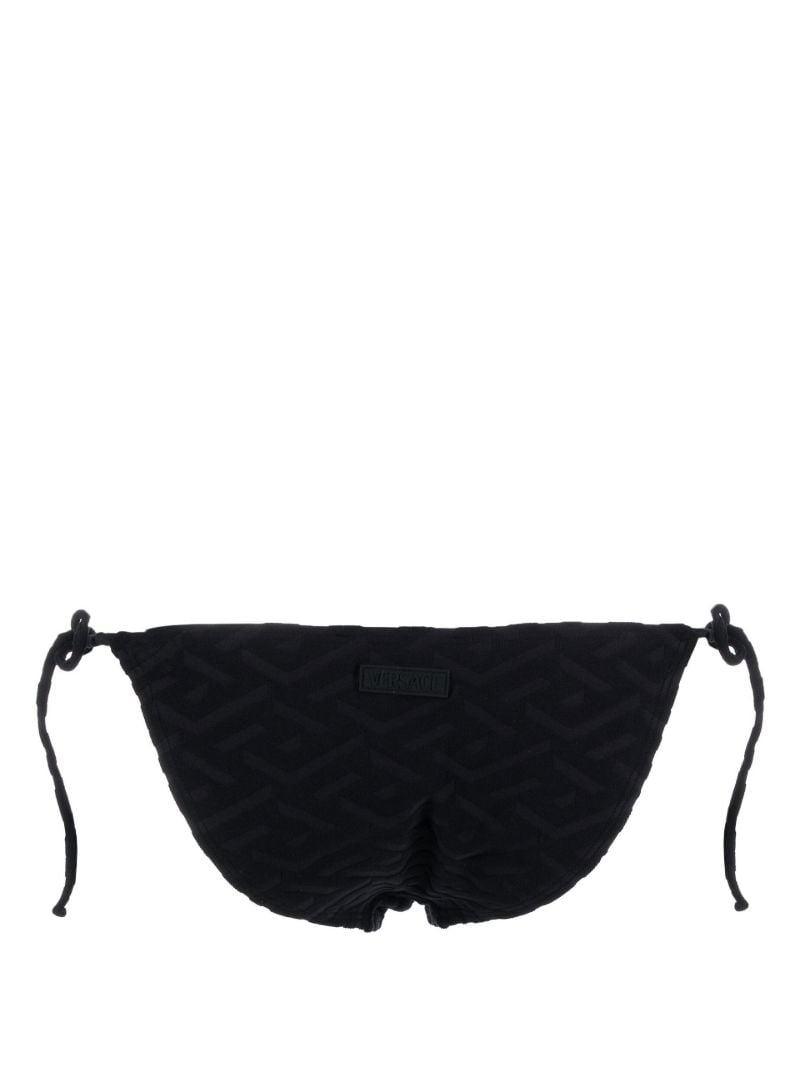 Black La Greca Bikini Bottom