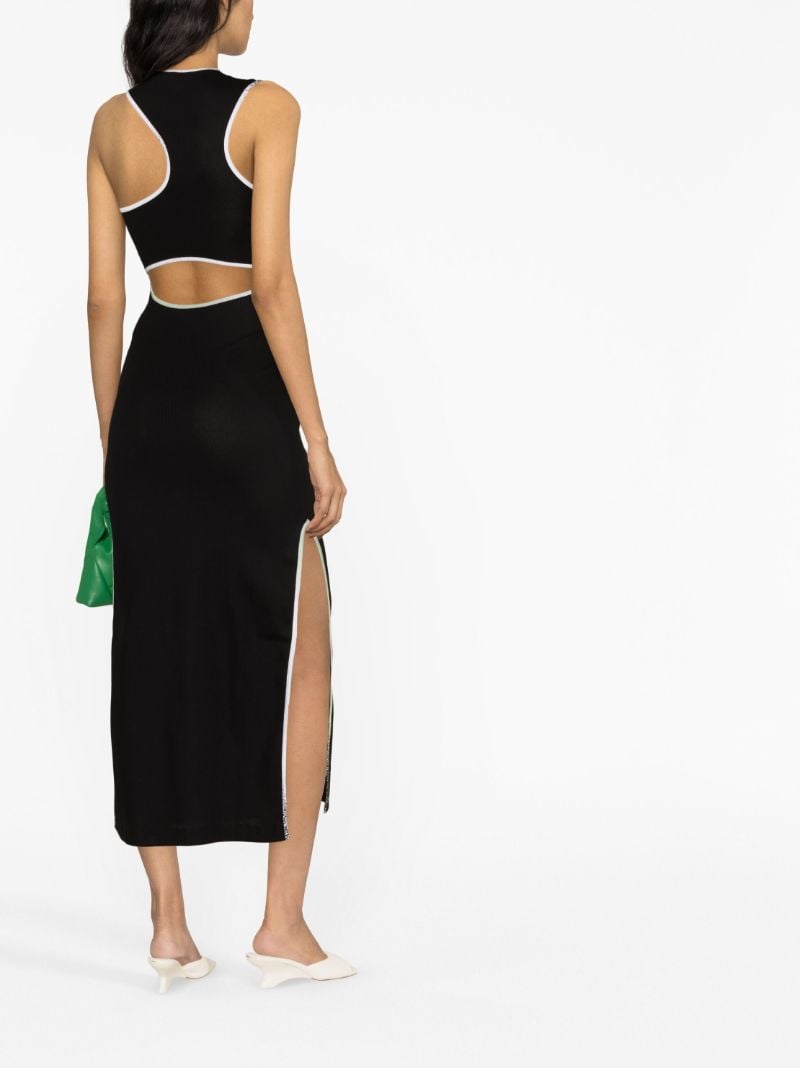 Black Knitted Midi Dress