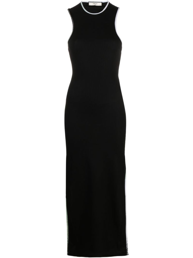 Black Knitted Midi Dress